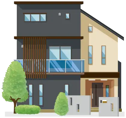 三階建てアイコン