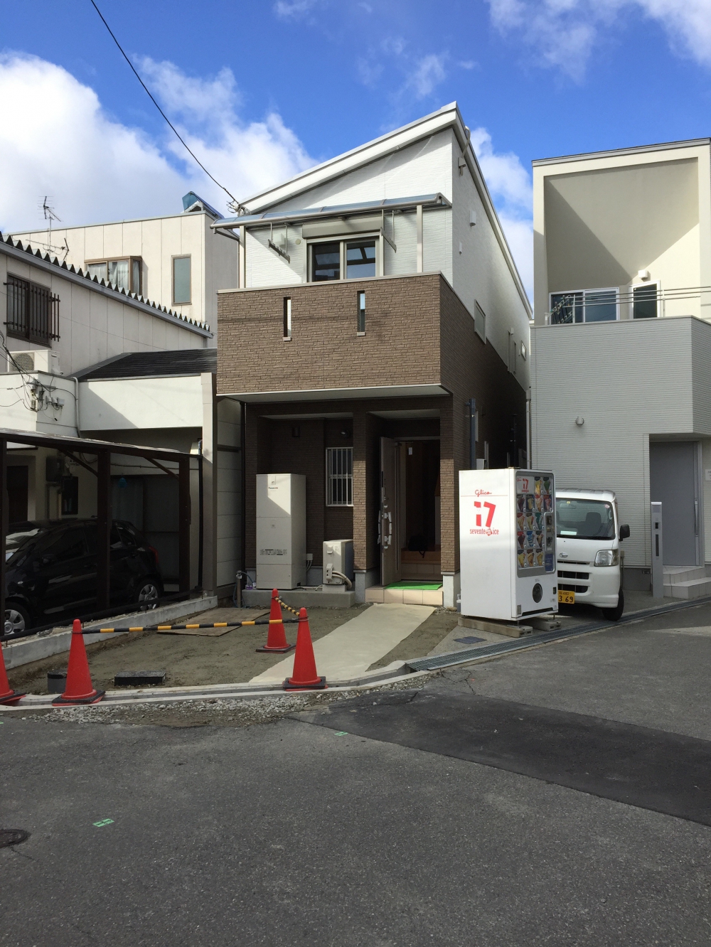 連棟 長屋 切離し 狭小地 狭小間口の新築 建替え事例 大阪府の注文住宅 建築実例 施工事例 一覧 タウンライフ家づくりで注文住宅
